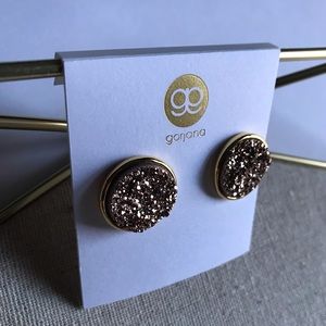 Gorjana Drusy Large Stud Earrings